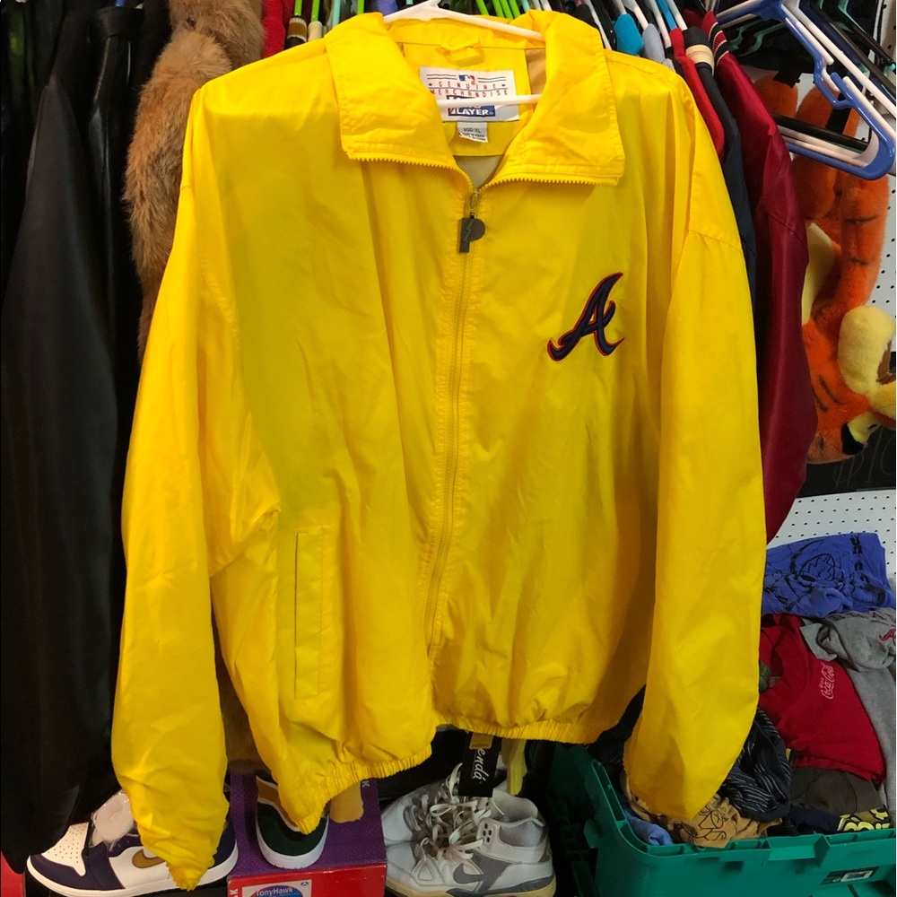 Vintage Atlanta Braves zip-up windbreaker